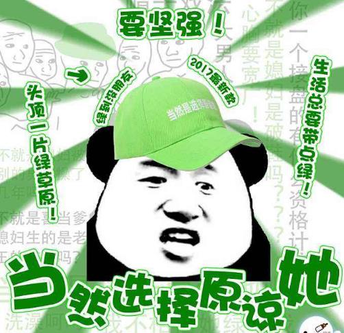 当然是选择原谅她是什么意思什么梗?当然是选择原谅她绿帽子表情包