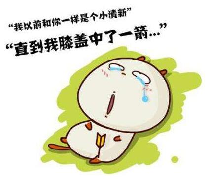 直到我膝盖中了一箭