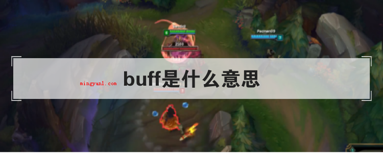 buff是什么意思