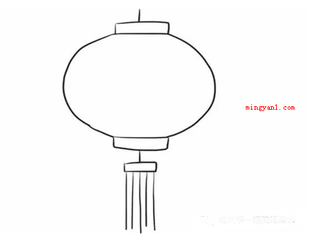 连串灯笼画法图片