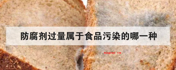 防腐剂过量属于食品污染的哪一种