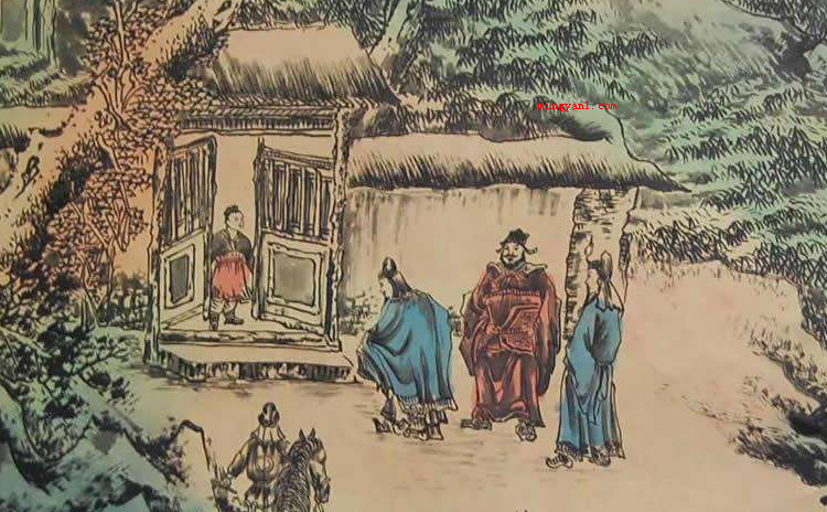三顾茅庐的故事主要讲了什么