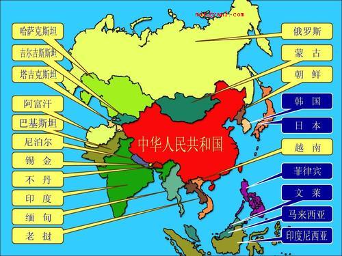 世界上邻国最多的国家