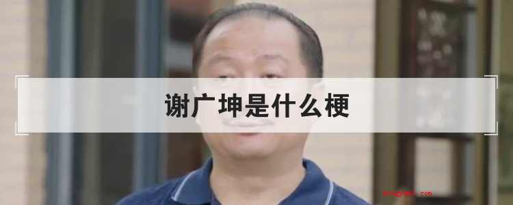 谢广坤是什么梗