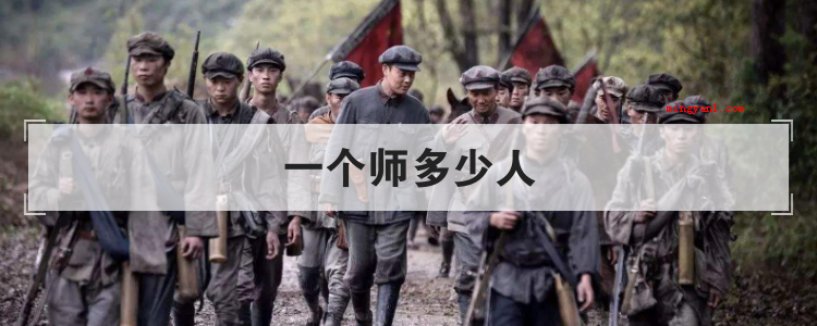 一个师多少人