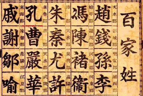 中国人最早的姓氏是什么