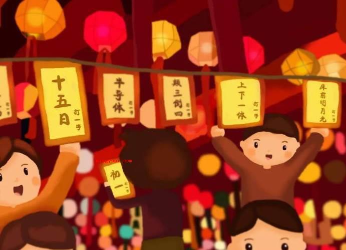 儿童3-10岁的猜谜语有哪些?