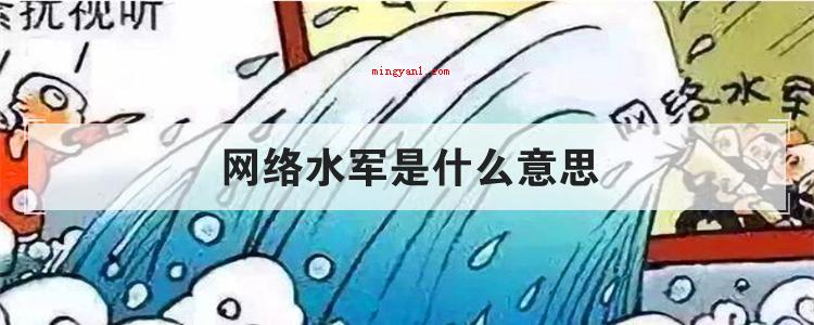 网络水军是什么意思