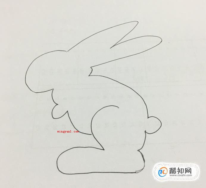 中秋节的玉兔怎么画