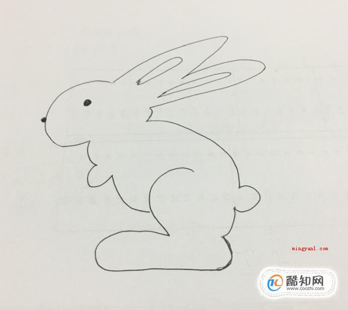 中秋节的玉兔怎么画