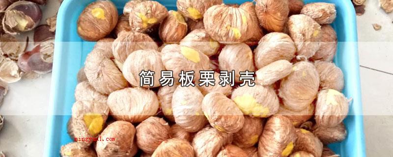 简易板栗剥壳