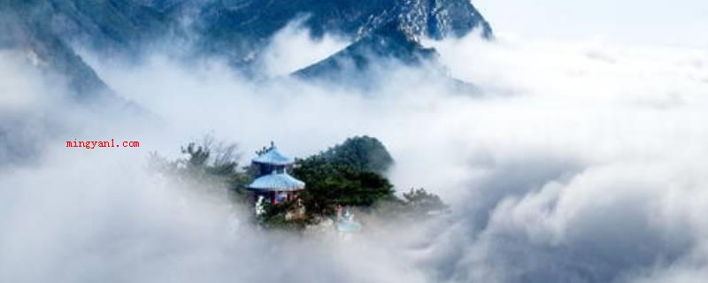 飞流直下三千尺是哪个风景区