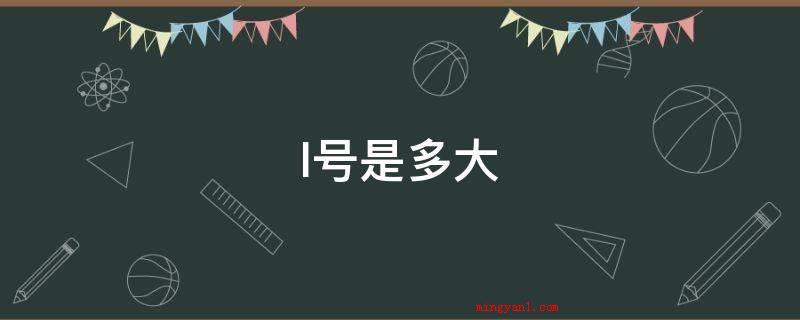 l号是多大