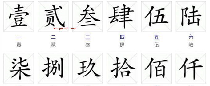 阿拉伯数字大写1至10怎么写?(阿拉伯数字大写1至10大写分别)