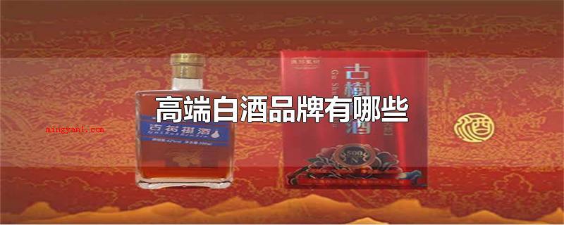 高端白酒品牌有哪些(高端白酒知名品牌有什么)