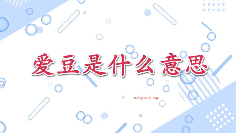 爱豆是什么意思（爱豆是英语单词idol的译音,是超级偶像、钦佩对象的意思）