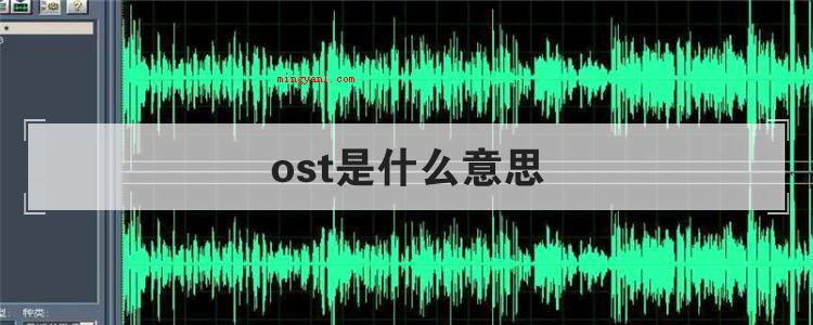 ost是什么意思(OST所代表的是什么意思?)