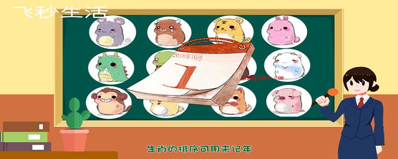 十二生肖排序(上古时代依据十二时辰的启迪下,创造发明了十二个属相的排序)