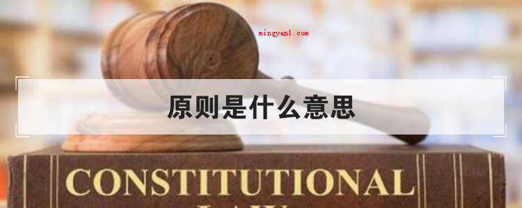 原则是什么意思（简略回应原则是指通过长期性经验交流所得到的合理性的状况）
