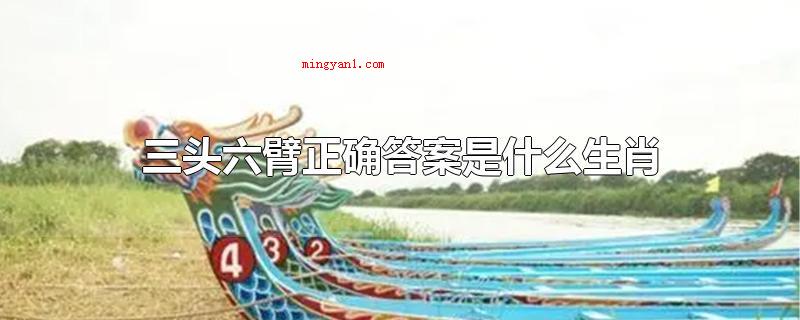 三头六臂正确答案是什么生肖(三头六臂的标准答案是生肖龙)