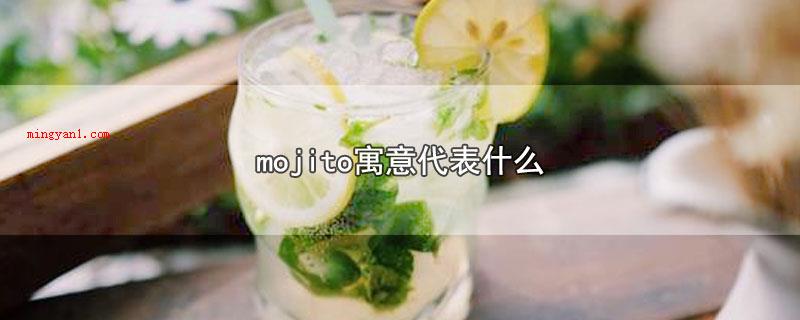 mojito寓意代表什么(mojito代表是什么意思)