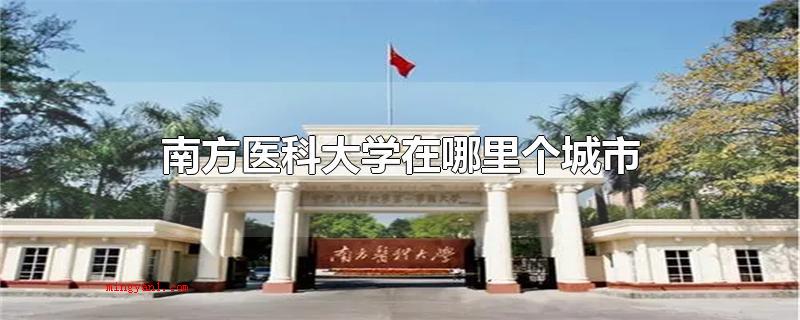 南方医科大学在哪里个城市(南方医科大学在广州吗?)