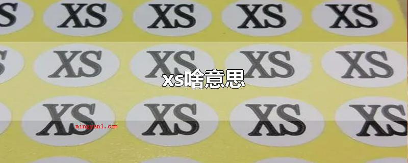 xs啥意思(xs是表明衣服尺码的含意,一样也可表明)