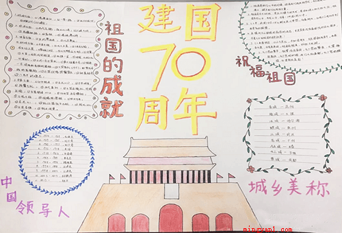 国庆手抄报内容写什么好?(十一国庆手抄报文字内容)