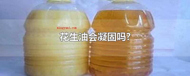 花生油会凝固吗?(花生油的凝固是一个渐变色的全过程)
