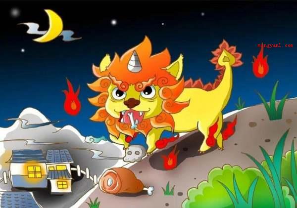 年的由来传说是什么?(年兽转到这里,看到火花吓得调头逃散)
