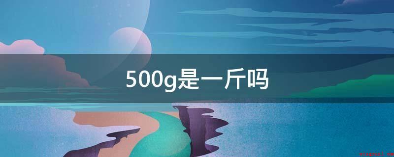 500g是一斤吗(1Kg等于2斤,相匹配的500克等于一斤)
