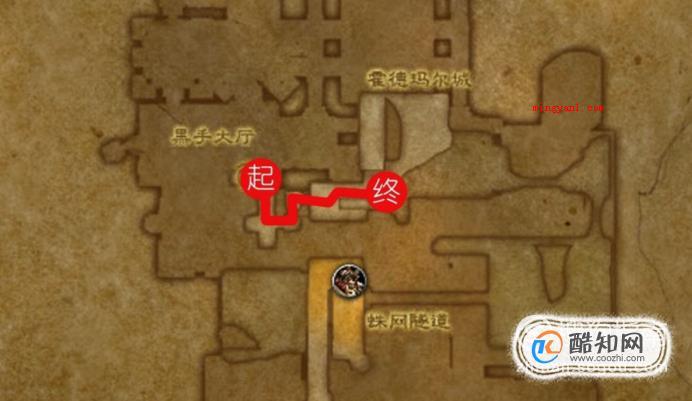 魔兽世界路线图（Wow游戏副本,黑石塔下层怎么去）