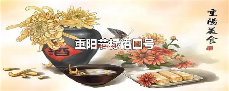 重阳节标语口号(重阳节标语口号有哪些?)