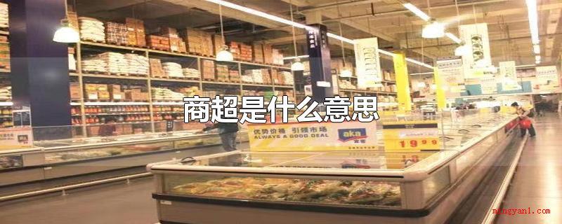 商超是什么意思(商超便是商品的百货商店)
