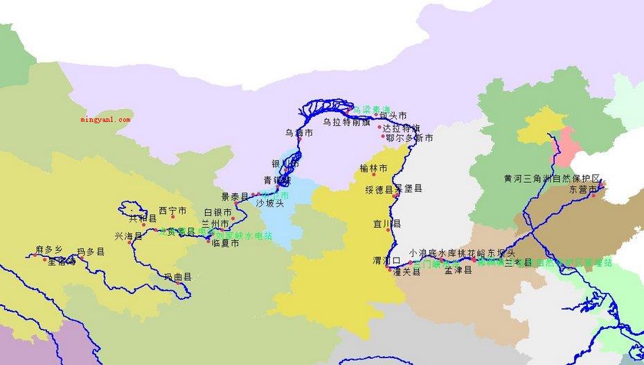 黄河注入什么海?(渤海湾黄河发源于青海云贵高原的巴颜喀拉山脉查)