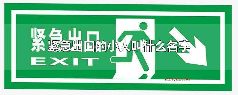 紧急出口的小人叫什么名字(紧急出口的小人叫皮特托老先生)