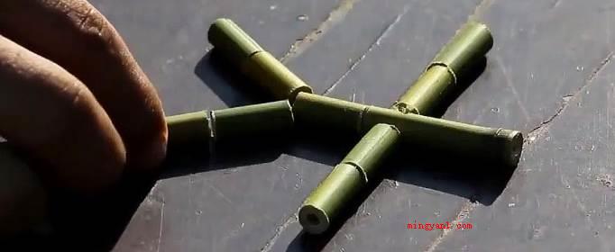 竹节人的制作方法是什么?(穿双节竹子做手臂,竹节人的做法)
