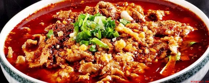 水煮肉片需要哪些食材(水煮肉片必须里脊、圆生菜、蛋清1个、植物油、郫县豆瓣酱、料酒)