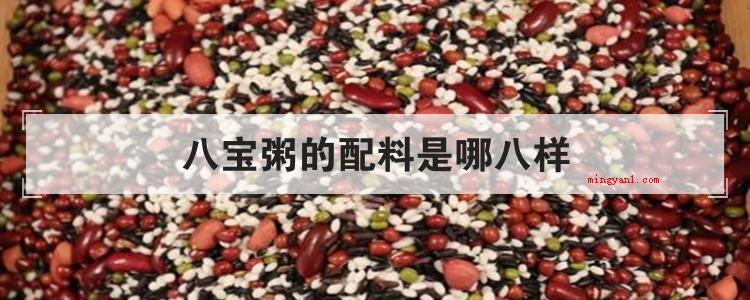 八宝粥的配料是哪八样(简略回应八宝粥常见的八样配料)