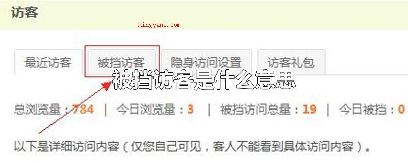 被挡访客是什么意思(QQ被挡访客为例是什么?)