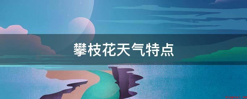 攀枝花天气特点(攀枝花市归属于湘江水系,河流多)