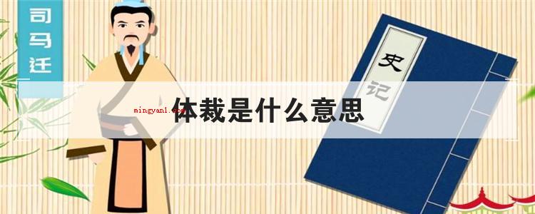 体裁是什么意思(体裁代表什么意思?关键反映哪层面的内容?)
