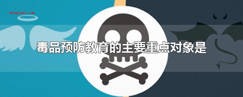 毒品预防教育的主要重点对象是(毒品防止文化教育的关键重点对象)
