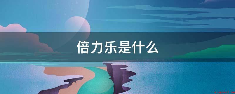 倍力乐是什么(桂林市恒保身心健康日用品有限责任公司)