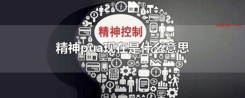 精神pua现在是什么意思(精神pua如今是什么意思)