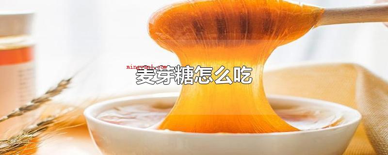 麦芽糖怎么吃(麦芽糖浆可以立即吃,可以泡茶服用,还可以制做菜式)