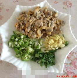 香炒花蛤肉的做法是什么