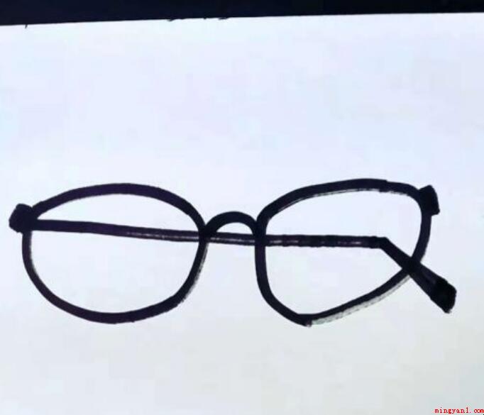 眼镜的简笔画怎么画