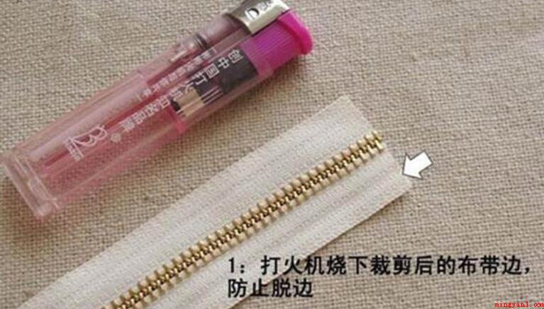 拉链头掉了怎么装回去