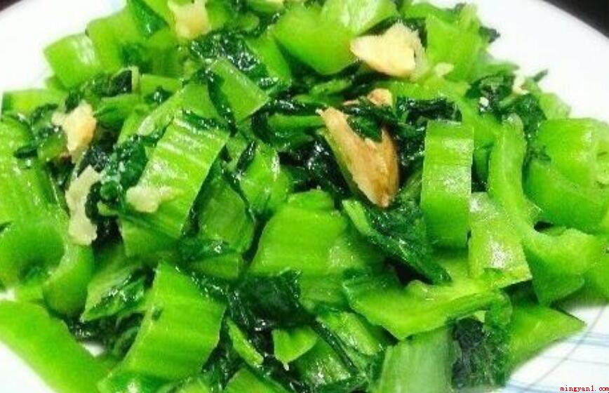 芥菜怎么炒不苦